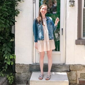 ⭐️ 3/$25 Lush Cream Tiered High Neck Mini Dress